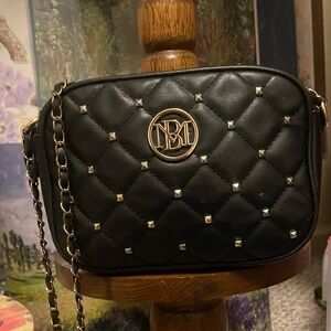Studio Badgley Mischka Quilted Bag with Stud Accents